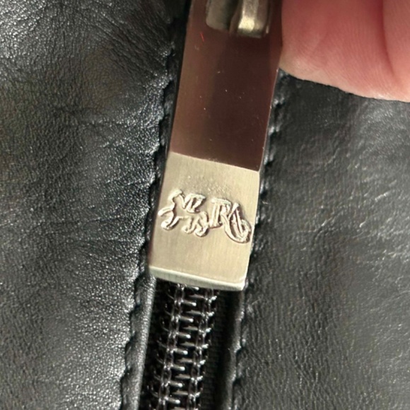 SHOULDER BAG, RENATO ANGI VENEZIA, MADE IN ITALY, SOFT CALF LEATHER, BLACK, TOP - Picture 10 of 13